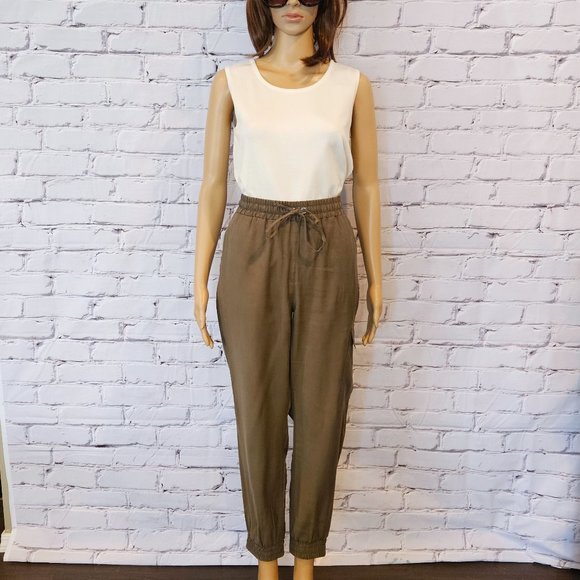 STUDIO POINT, olive green cargo pants - Picture 3 of 11